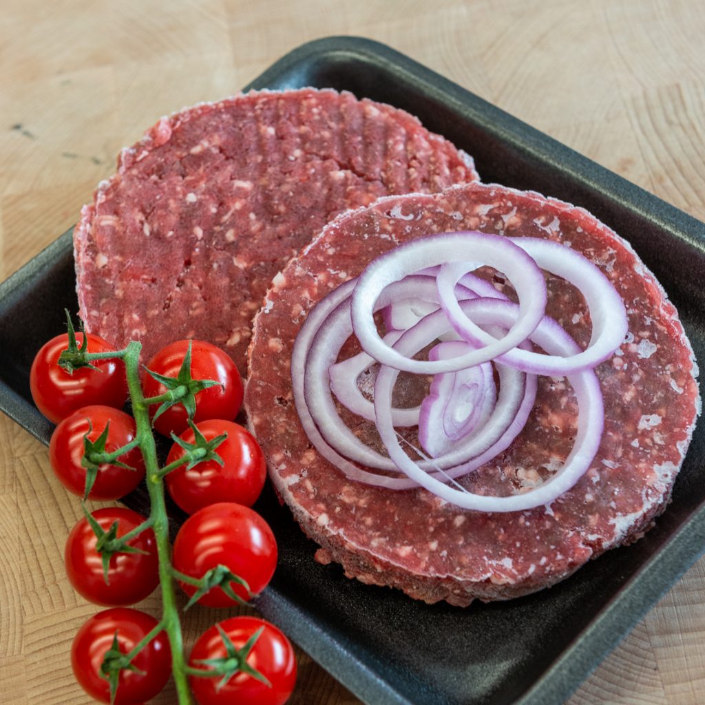 7oz 100 Dry Aged Beef Burgers x 2 Intwood Farm & Butchers