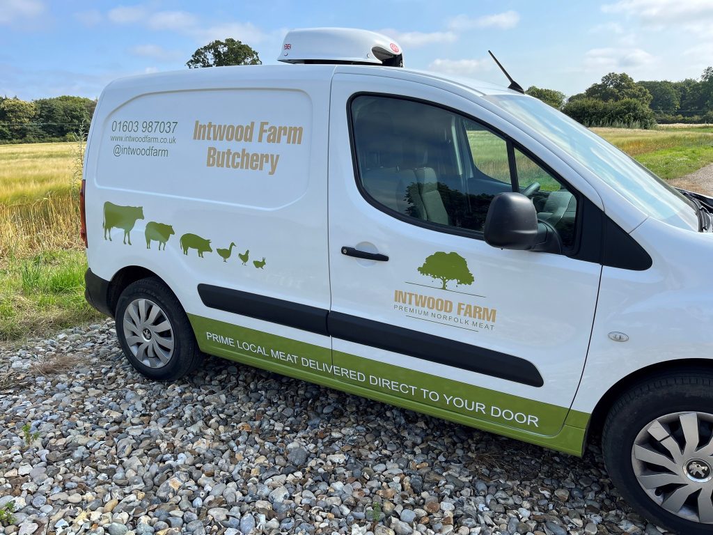 451403697_978212000982712_4967213348482266413_n - Intwood Farm & Butchers The Intwood Farm Delivery Van